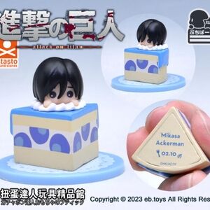Attack on Titan Mikasa Ackerman Sweets Petite Birthday Cake Gashapon Figure